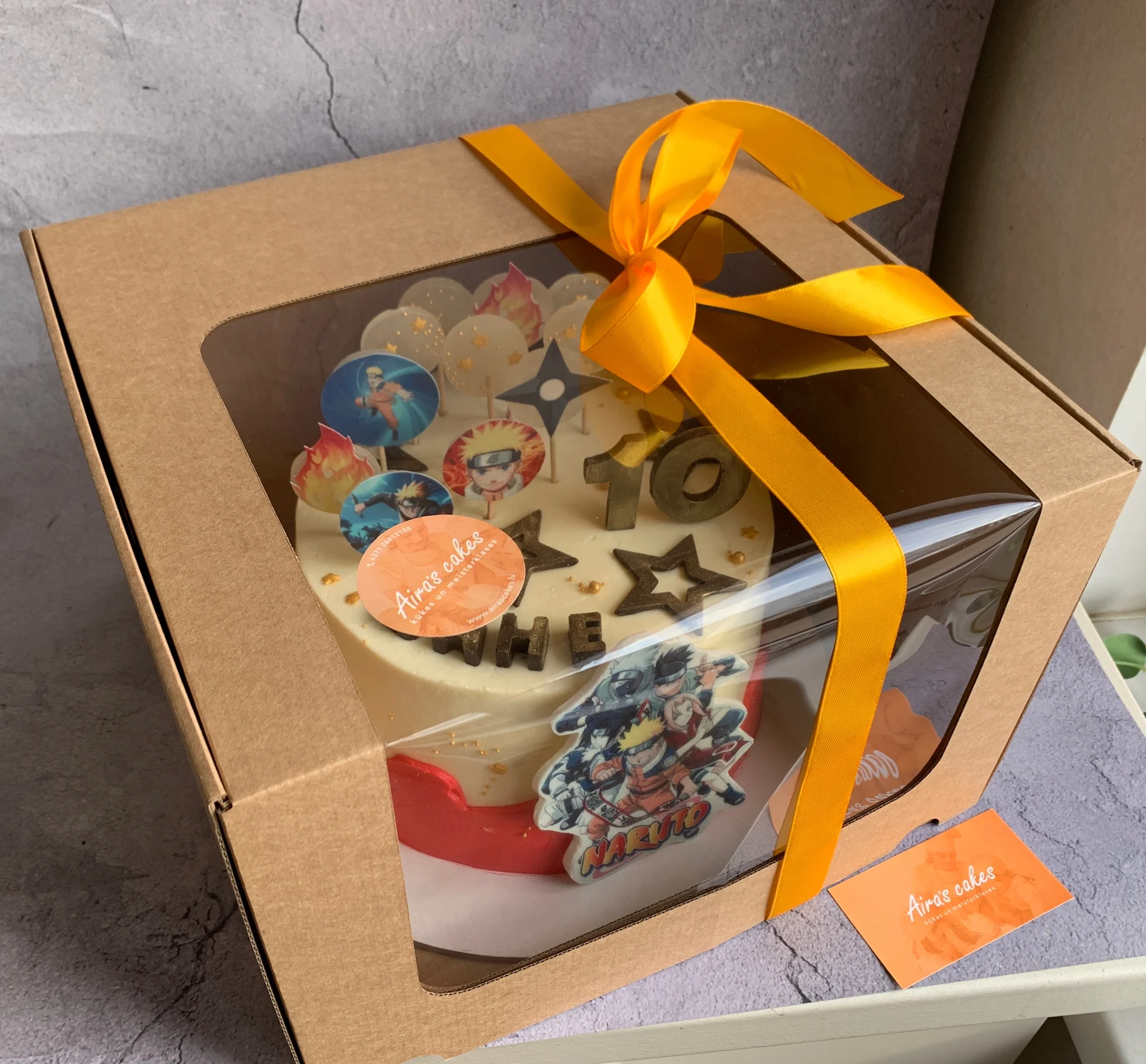 Kaste ar logu. Krāsa brūna. Izm.30x30x20cm - Image 2