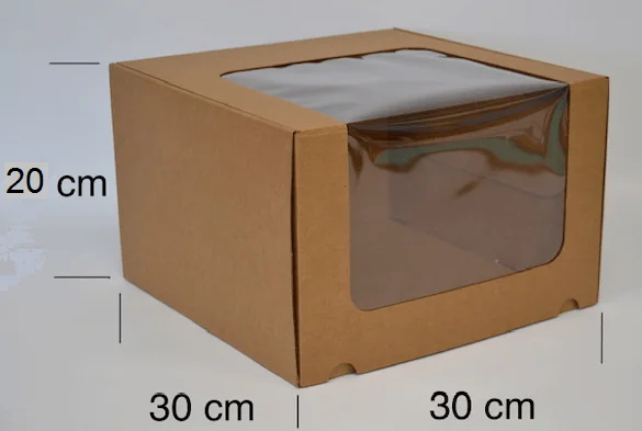 Kaste ar logu. Krāsa brūna. Izm.30x30x20cm