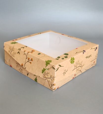 Kartona kastītes ar lodziņu "Vasara" (21x21x7.5cm) - Image 3
