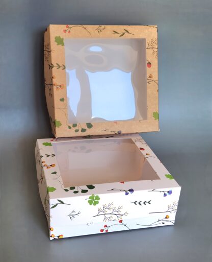 Kartona kastītes ar lodziņu "Vasara" (21x21x7.5cm) - Image 10